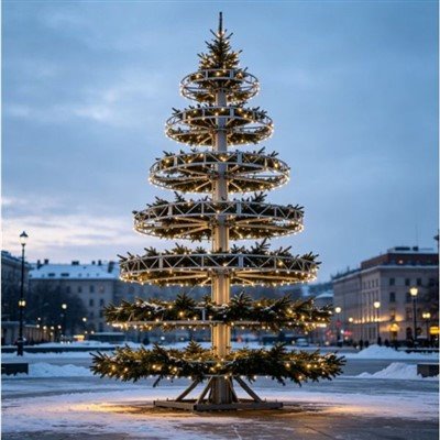 Рождественская елка быстрой-сборки